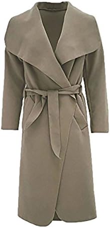 Zara Fashion -Women Long Sleeve Waterfall Cape Italian (ONE SIZE, Mocha)