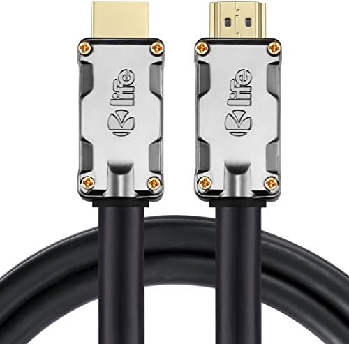 Kolife High Speed HDMI Cable 15ft with Ethernet - 26AWG - HDMI 2.0 Ready - Supports HDR 4K@60Hz 4:4:4 2160P 1080P 3D Deep Color HDCP2.2 Audio Return Video for PC, Xbox, PS3, PS4, TV (Black)