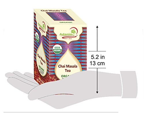 image for Adanim Tea Adanim Chai Masala Tea Bags - Organic Bombay Chai Herbal Te