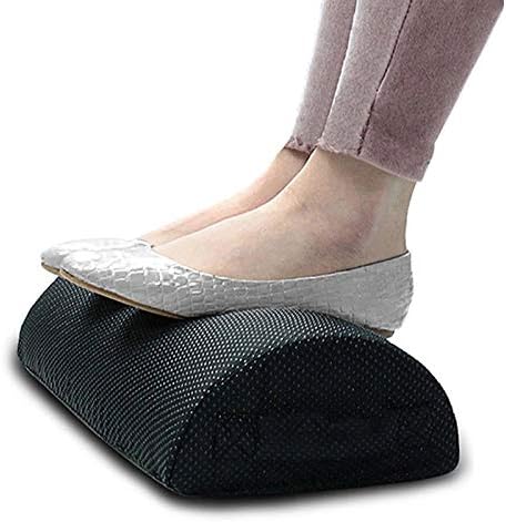 SovelyBoFan Comfort Foot Rest Pillow Cushion Memory Foam Under Office Desk Half Cylinder Home Foot Relax Pain Relief Relaxing Cushion Pad