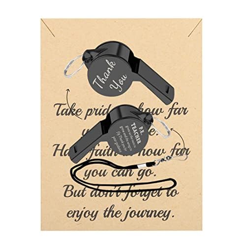 ENSIANTH PE Teacher Whistle Gifts P.E. Teacher Appreciation Gifts Physical Education Teacher Gifts Gym Teacher Thank You Gifts (PE Teacher Whistle)