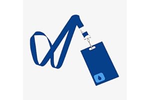 FIGHERO Severance Lumon Industries Keycard ID Badge Blue PVC Card Lanyard