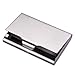 HAWATOUR Super Capacity Business Card Holder Case for Holding 35 Business Cards Stainless Steel Name Card Case