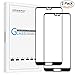 [2 Pack] Orzero For Huawei P20 Pro Tempered Glass Screen Protector, 2.5D Arc Edges 9 Hardness HD Anti-Scratch Full-Coverage [Lifetime Replacement Warranty]