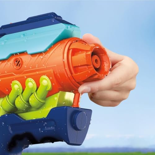 Hasbro Nerf Super Soaker Power Drench XL, Blaster Giocattolo ad Acqua, per Bambini e Bambine dagli 8 Anni in Su, Getto Regolabile, Riempimento Veloce, Blu, Arancio e Celeste