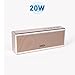 Superway Portable Wireless Bluetooth Speaker Louder Volume Superior Sound with 20W Driver Enhanced Bass and Bluetooth 4.0 Built-in Mic for iPhone, iPad, Samsung, Laptops and More(Aluminum Gold)