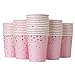 Pink and Gold Party Supplies Paper Plates and Cups Serves 50 Guests Blue with Gold Confetti Dinnerware 50 Dinner Plates 50 Dessert Plates and 50 Cups for Baby Shower Birthday Bridal Shower Wedding