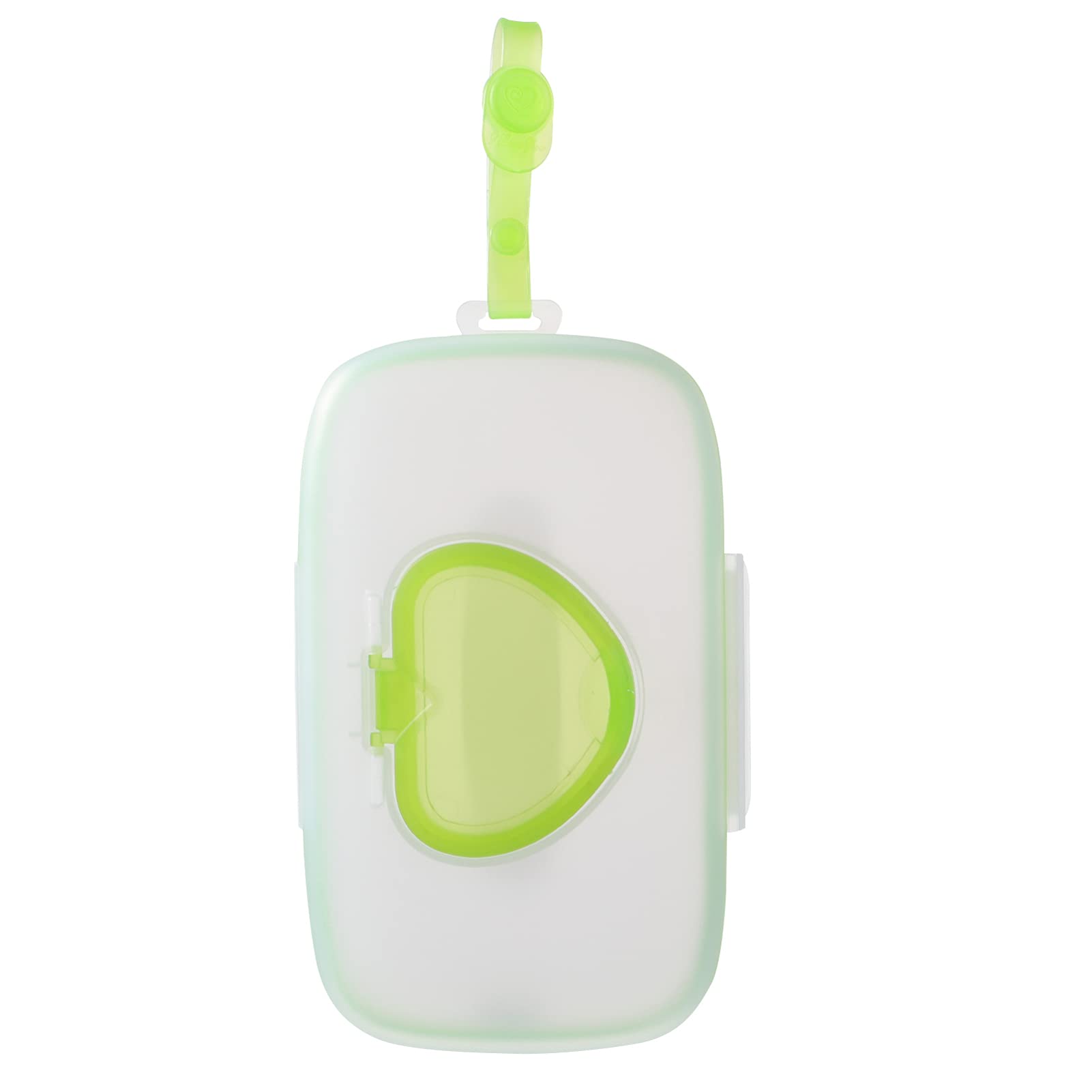 Milisten Portable Baby Wipes Dispenser Box with Silicone Seal Moisture Lock Reusable Pp Material Wipe Holder for Travel Stroller Dining Chair and Outdoor Use