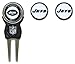 Team Golf NFL New York Jets Divot Tool Pack With 3 Golf Ball Markers Divot Tool with 3 Golf Ball Markers Pack, Markers are Removable Magnetic Double-Sided Enamel