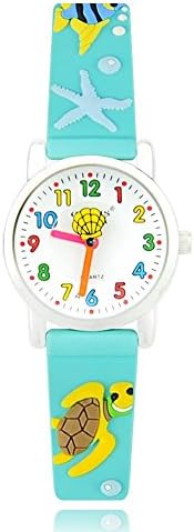 Vavna Cute Girls Boy Waterproof 3D Watch Cartoon Digital Wrist Watches Kids Children Christmas Gift (Sea Turtles)