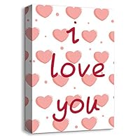 signwin-Canvas Wall Art-Pink for Little Girl-Canvas Prints Home Artwork Decoration for Kids Bedroom - 12x18 inches