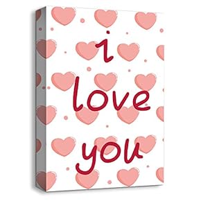 Canvas Wall Art-Pink for Little Girl-Canvas Prints Home Artwork Decoration for Kids Bedroom - 12x18 inches