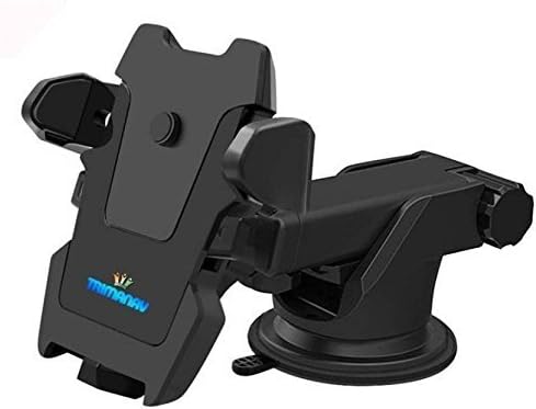 Trimanav Car Mobile Holder for Windshield, Dashboard (Black)