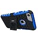 Fetrim case for iPhone 7,Rugged Dual Layer Shockproof TPU Case Protection Cover for Apple iPhone 7/8 with Built-in Stand (Blue)