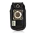 Turtleback Fitted Case for LG Revere 3 VN170 Flip Phone Heavy Duty Black Leather Phone Case with Removable Belt Clip -