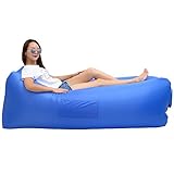 iZEEKER Inflatable Lounger Wind Breezy Pouch Couch Windbed Cloud Air Chair Sofa Bed Lazy Bag Been Sleeping Sand Beach Laybag Blow Up Original Lamzac Fast Hangout Outdoor Hammock Lounge Adults Kids