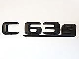 Mercedes AMG C63S C63 S Matt Black Emblem Badge New AMG Style