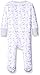 Burt's Bees Baby, Baby Girls,Sleeper Pajamas, Zip Front Non-Slip Footed Sleeper PJs, 100% Organic Cotton, Wisteria Butterfly Vine, 6-9 Months