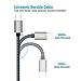 Usb Type C Cable, 3 Pack [3.3ft/Dark Grey] wellead Usb C Cable Usb 3.0 Nylon Braided for Samsung Galaxy S8, Google Pixel, Nintendo Switch, Nexus 6p and More
