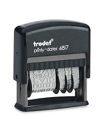 Trodat Rotating Stock Message Phrase Dater