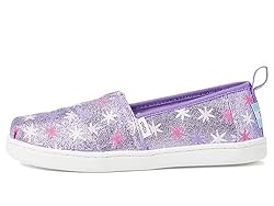 TOMS Girls Alpargata Loafer Flat, Wild Orchid Star