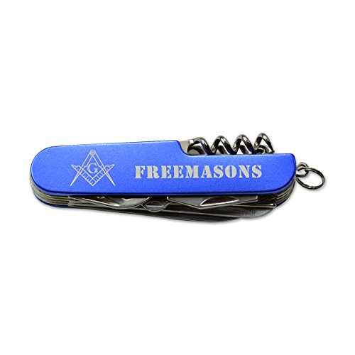 The masonic exchange freemasons blue folding pocket kni…