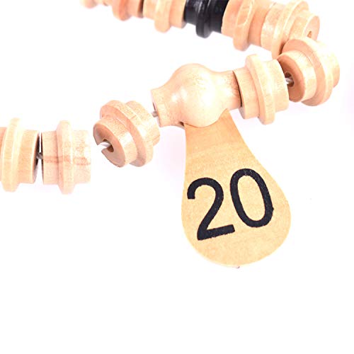 CROWN ME Wooden Beads Score Keeper,Billiard Score Keeper, Billiard