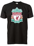 Official Liverpool FC Black Core T Shirt