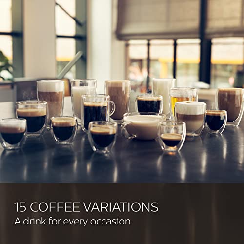 Saeco Xelsis Super Automatic Espresso Machine, Titanium Metal Front