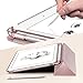 INFILAND iPad Mini 5 2019 Case with Pencil Holder, Ultra Slim Lightweight Stand Case with Translucent Frosted Back Smart Cover for iPad Mini 5th Gen 7.9-inch 2019 Release, Rose-Gold