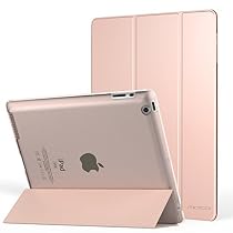 MoKo Case for iPad 2 / 3 / 4 - Ultra Slim Lightweight Smart-shell Stand Cover with Translucent Frosted Back Protector for iPad 2 / The NEW iPad 3 (3rd Gen) / iPad 4, Rose GOLD (with Auto Wake / Sleep)