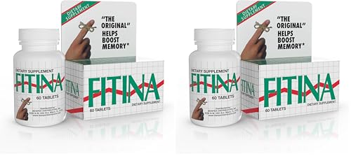 FITINA, Memory Boost, Cognitive Aid, Brain Health (60 Tablets/Pack of 2)