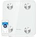 Scale,SNUUNG Body Fat Scale, High Quality Bluetooth Smart Digital, Bathroom Weight Scale,Work With IOS And Android APP, 400 Lbs (Creamy White)