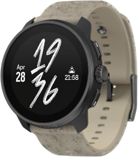 Race S Montre Sport Femme Homme, Tracker d'Activités GPS Running, Bi-Band GNSS, Carte Hors Ligne, Écran Tactile AMOLED, Smartwatch Cardiofréquencemètre Podomètre Altimètre, 13 Jours d'Autonomie