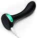IMO Vibrating Anal Plug and Prostate Massager - Rechargeable & Waterproof - Body Safe Silicone & Colorful Lights - 7 Stimulation Modes Vibrator - for Men, Women or Couples (Black)