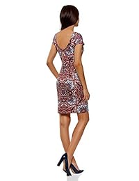 Colección oodji para mujer Bodycon vestido con respaldo