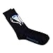 Special Wedding Day Men's Socks for Groom or Groomsmen Black Tuxedo 3 Pairs in Cotton Crew Cut