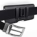 BOMEA Holster for Galaxy S24 5G S23 S22, S21, S20, S10 S9 S8 A01, A10e, Cell Phone Belt Holder Case with Clip, ID Card Storage Pouch Cover (Fits Samsung with Otterbox Commuter Case) Black