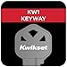 Kwikset 96870-088 Dakota Single Cylinder Handleset with Polo Knob featuring SmartKey in Polished Brass