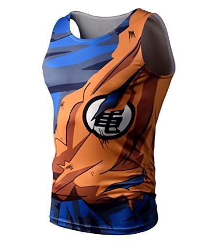 Men s 3D Novelty Lycra Compression Shirt Skin Tight Shirt Vest Short/Long Sleeve Shirt