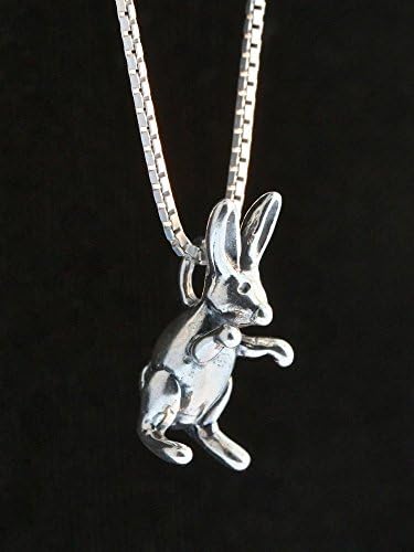 Rabbit Charm Silver Classic Winnie the Pooh Necklace