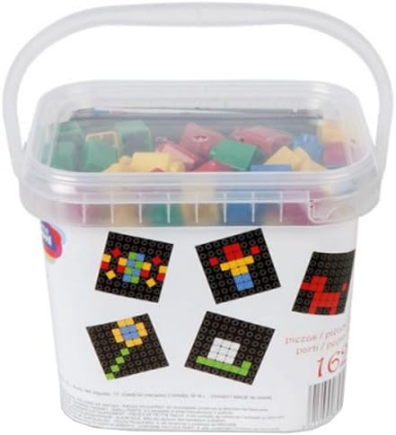 Game Movil Game Movil84806 162 Pieces Pixel Colour Mosaic with Sand Timer, Multi-Color