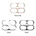 EloBeth Dust Guard Compatible with AirPods Pro Case Dust Guard Sticker Protect from Iron Metal Shavings for AirPods 3rd Dust Proof Film Accessories (3 Color Set)