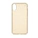 Speck iPhone XS Presidio Clear + Glitter Case, Scratch-Resistant IMPACTIUM 8-Foot Drop Protected iPhone Case that Resists UV Yellowing, Gold Glitter/Clear