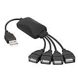 4 Port High Speed USB 1.1 2.0 Octopus Hub Adapter