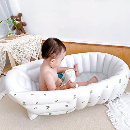 BDYJY Inflatable Foldable Newborn Baby Swimming Bath Portable Pool Tub