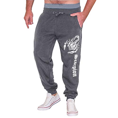 Allywit Mens Activewear Athletic Sweatpants Gym Workout Running Pants Ankle and Elastic Waist - Thumbnail 4