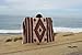 Galaxy Reborn Mexican Blanket Tribal Diamond Burnt Umbre 80 x 48 Authentic Premium XLarge Handwoven Southwestern Throw Serape Yoga Rug