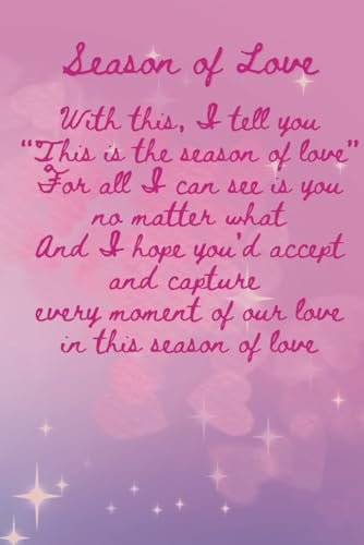 Season of Love: A Valentine's Day Journal/Diary/Notebook