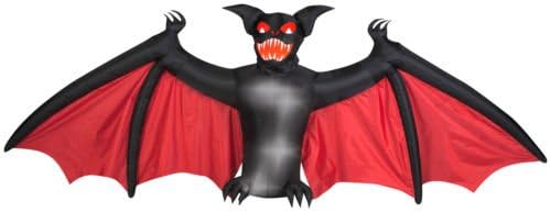 Spooky The Holiday Aisle Self-Inflates Freestanding Animated Scary Bat Halloween Decoration